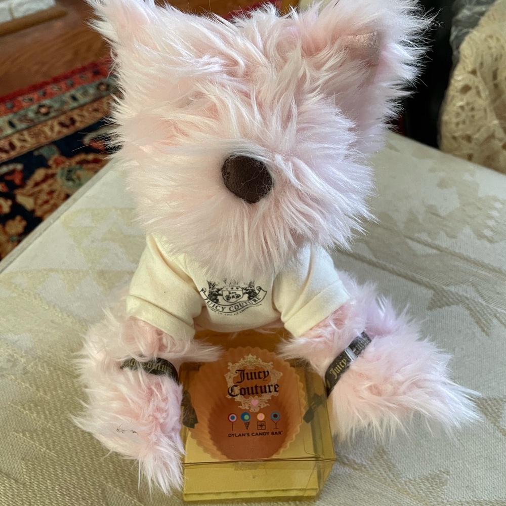 Juicy Couture stuffed dog